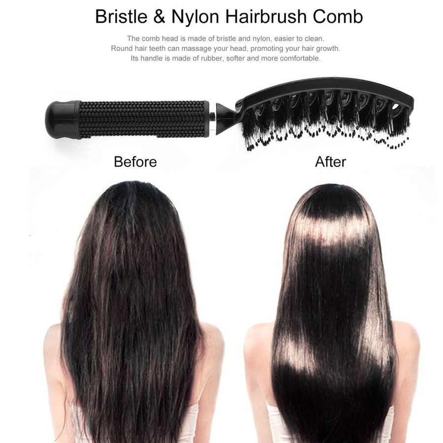Lược massage và gỡ tóc rối bằng nylon thiết kế chuyên dụng sử dụng khi tóc ướt