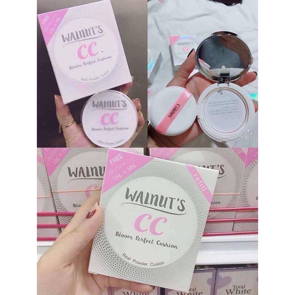 Phấn Nước Không Trôi Kềm Dầu WAINUT'S CC Bloom Perfect Thái Lan | BigBuy360 - bigbuy360.vn