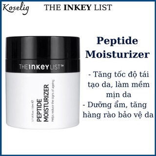 Kem dưỡng ẩm Peptide Moisturizer - THE INKEY LIST