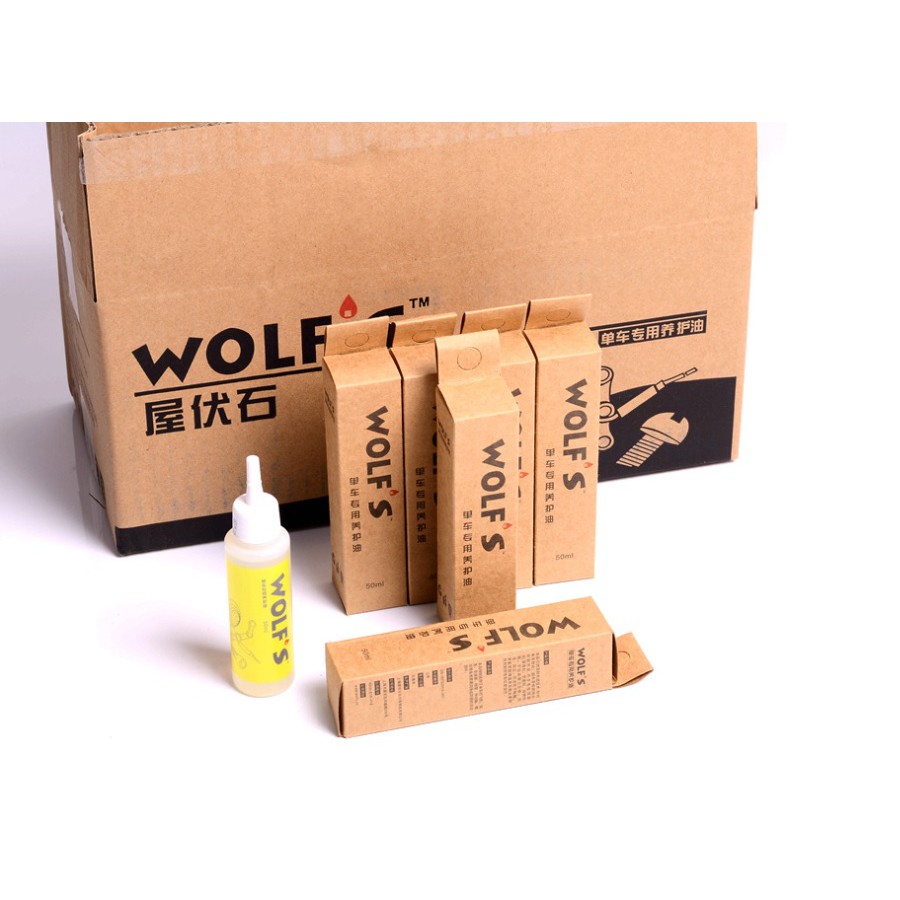 Dầu xích rẻ Wolf's loại có hộp giấy