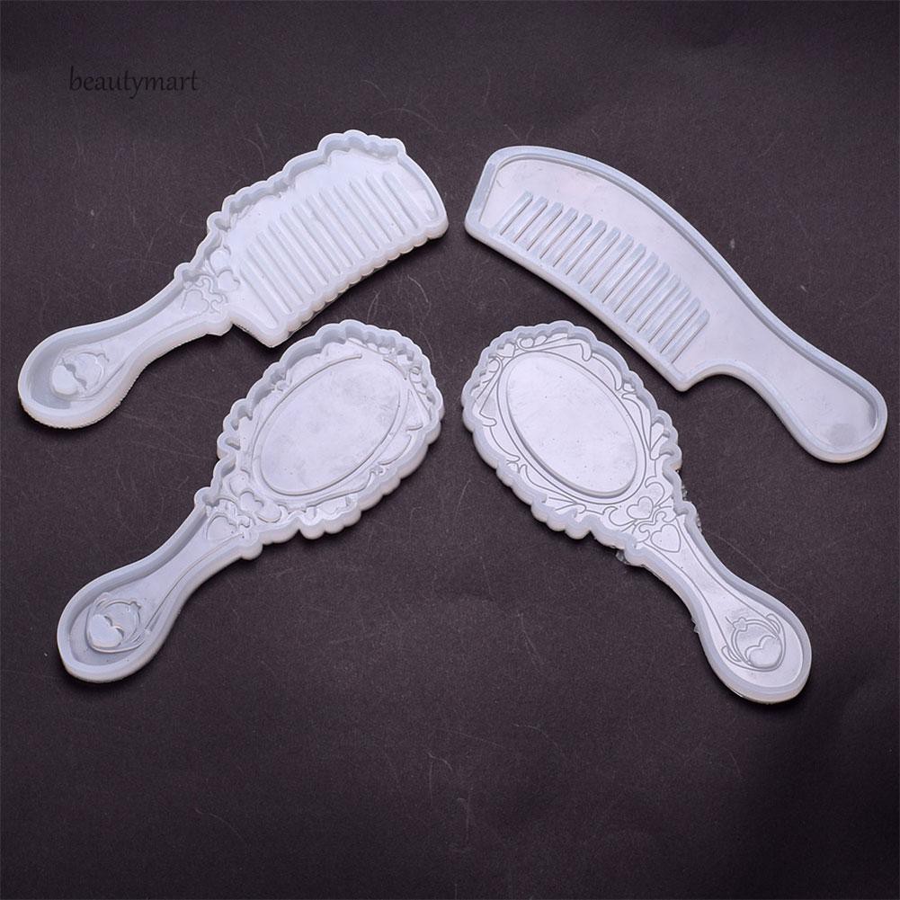 [Hàng mới về] Khuôn silicon dùng làm gương/ lược tiện dụng chất lượng cao