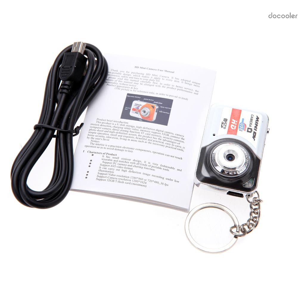 Máy ảnh kỹ thuật số siêu mini X6 độ nét cao HD hỗ trợ thẻ nhớ TF 32GB tích hợp micro | BigBuy360 - bigbuy360.vn