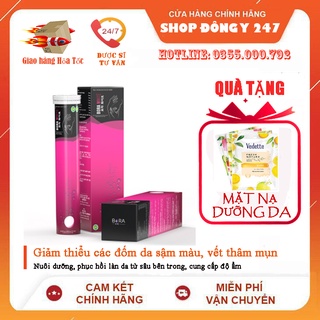 Viên sủi trắng mờ nám Bora White khối lượng 20 viên sủi