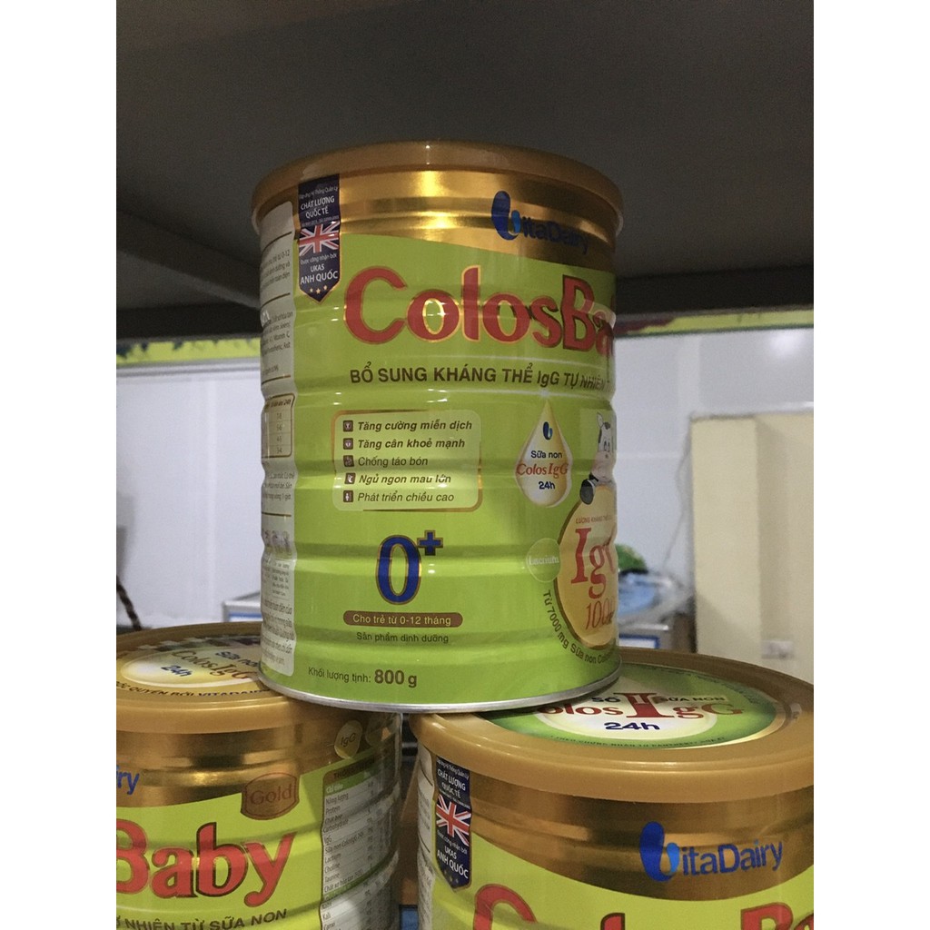 Sữa ColosBaby Gold - Số 0,1,2 Hộp 800g