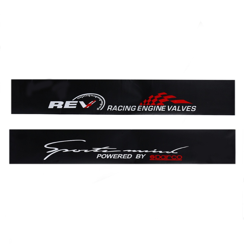 Đề Can Màu Đen 130x21cm Trang Trí Kính Chắn Gió Xe Hơi