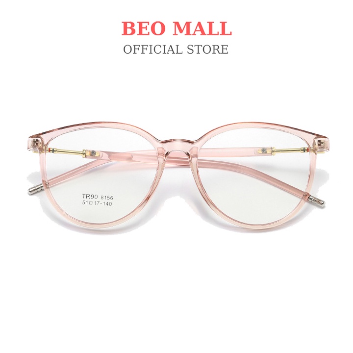 Gọng kính thời trang BEOMALL thiết kế siêu đẹp có thể lắp mắt cận chất liệu cao cấp và siêu bền 8156