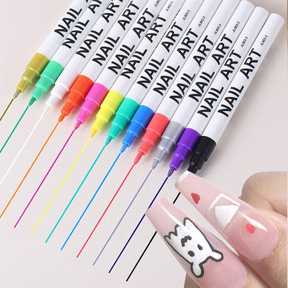 BSUNS Bút Vẽ Trang Trí Móng Tay Chống Nước DIY