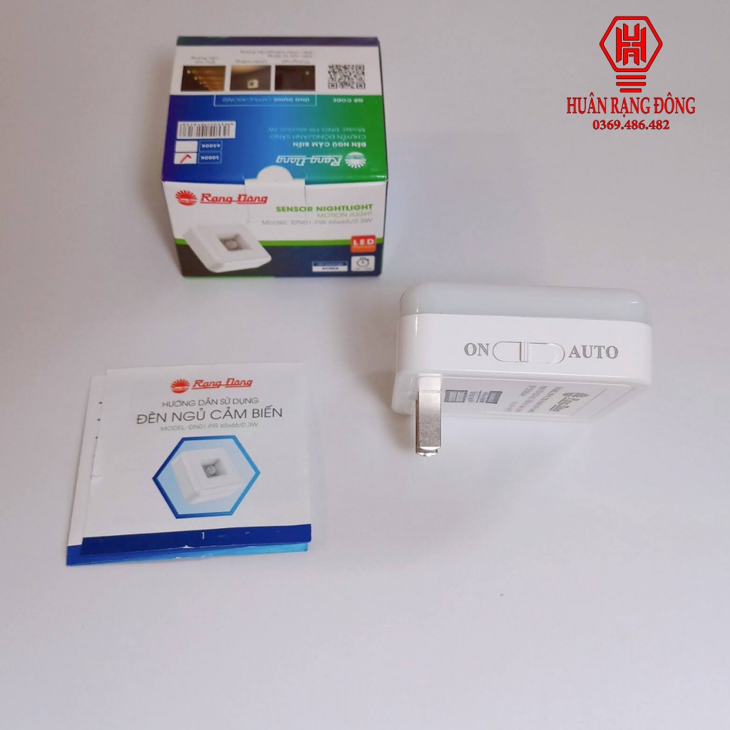 Đèn ngủ cảm biến công suất 0.3w chính hãng Rạng Đông