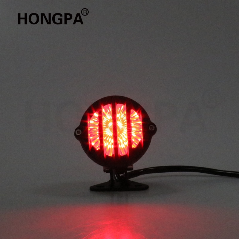 Đèn LED Phanh Dừng Gắn Đuôi Xe Mô Tô Phong Cách Retro