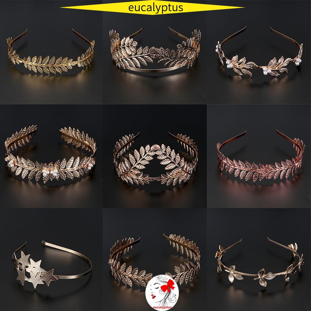 Băng Đô Họa Tiết Lá Cây Cổ Điển Dành Cho Cô Dâu|Phụ Kiện Tóc Cưới