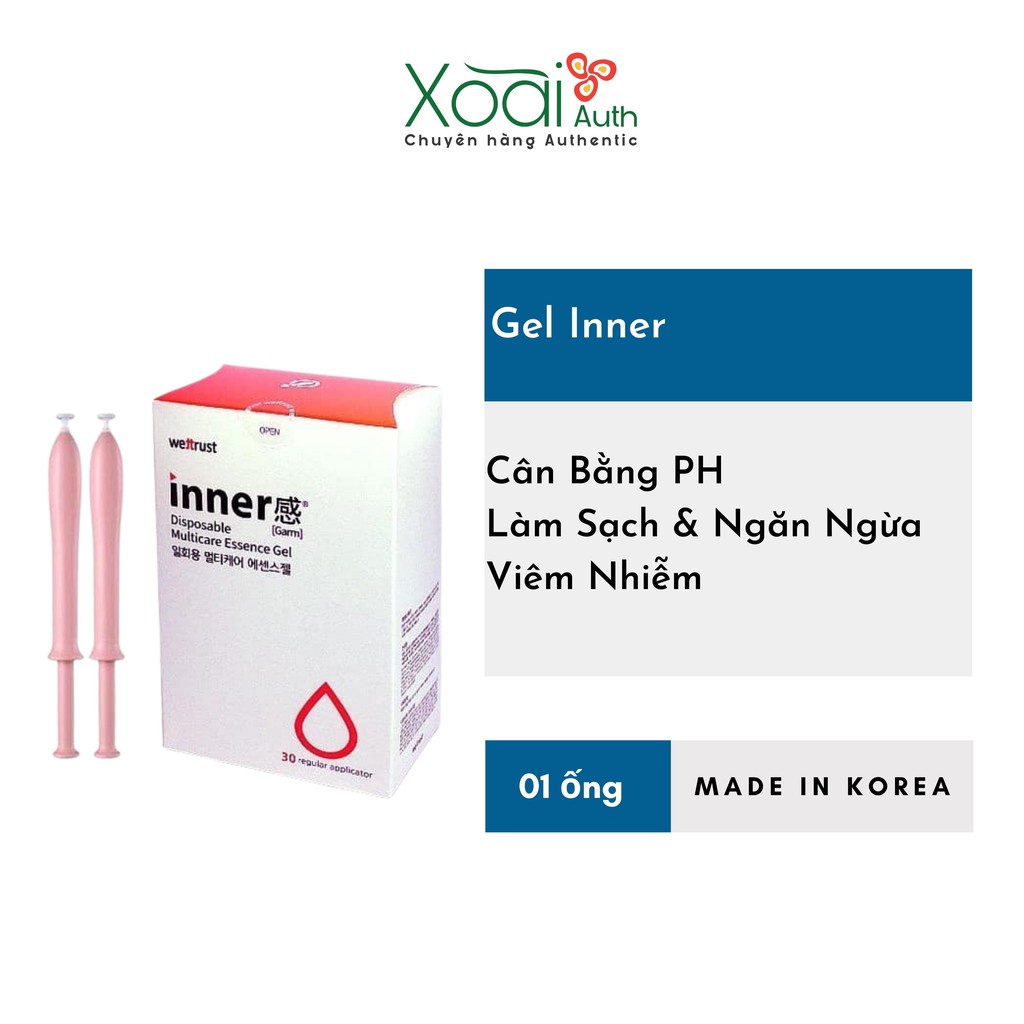 Inner Gel Bôi Trơn Vệ Sinh Vùng Kín Cây Đũa Thần Se Khít Thơm Mát Làm Hồng Cô Bé Cân Bằng PH Giảm Khí Hư  Xoaiauth