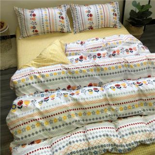 Bộ chăn ga nhập khẩu thổi chăn phao