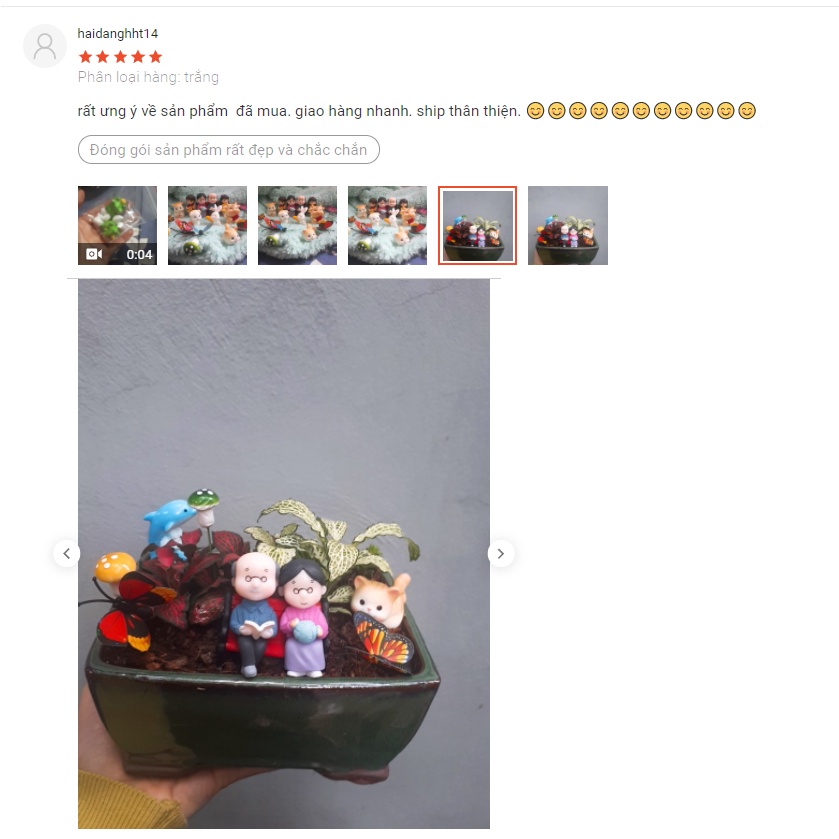 Tiểu cảnh mini ❤️ FREESHIP ❤️cặp đôi ông bà lão ngồi ghế trang trí tiểu cảnh terrarium tiểu cảnh sen đá