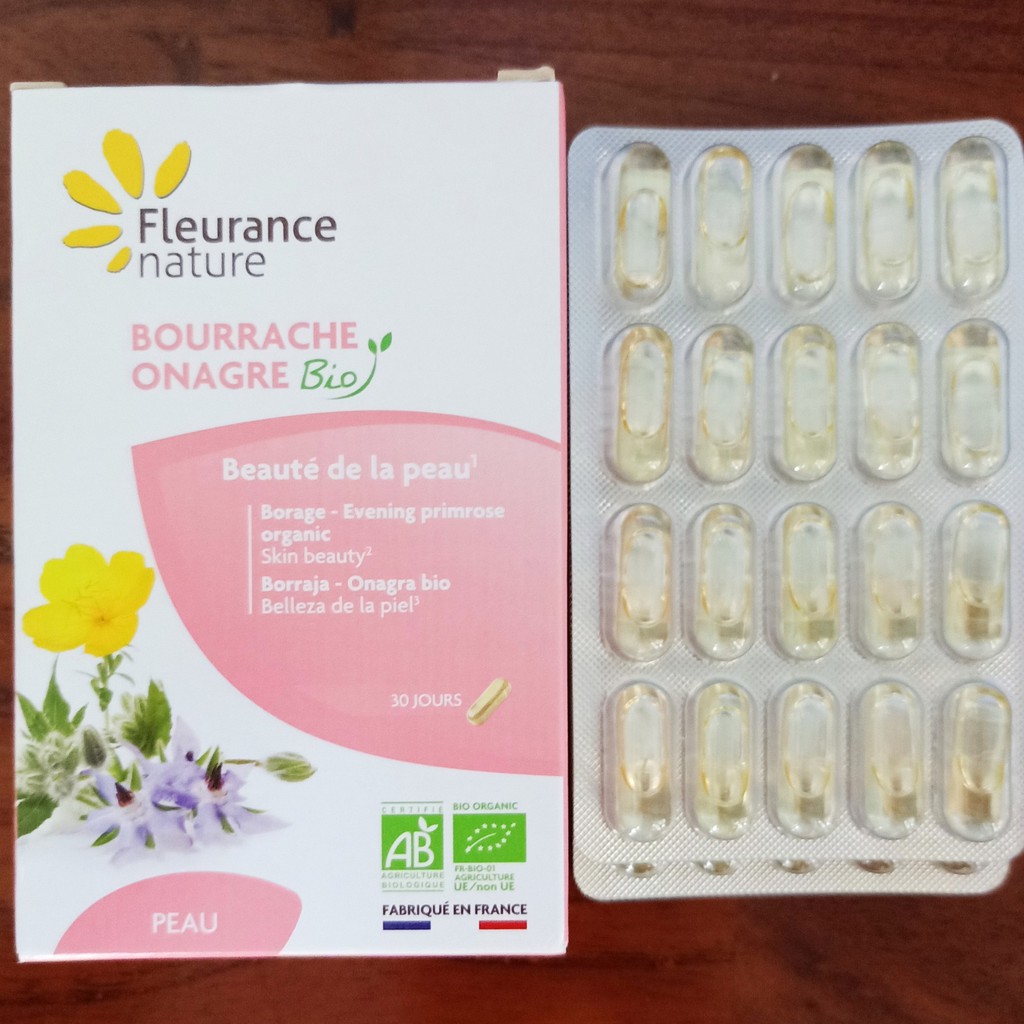 Viên hoa anh thảo hữu cơ Fleurance nature