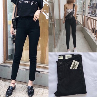 QUẦN SKINYY TRẮNG ĐEN 9 Tấc