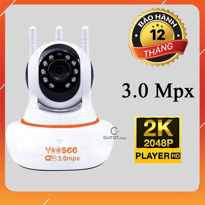 CAMERA IP YOUSEE 3 ĂNGTEN 3.0 HÌNH ẢNH CỰC NÉT KẾT NỐI WIFI ĐỘ PHÂN GIẢI CAO, CAMERA KHÔNG DÂY TRONG NHÀ , NGOÀI TRỜI