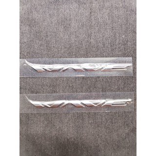 [GIÁ GỐC]  TEM CHỮ DÁN XE WAVE CÁCH ĐIỆU KIỂU MỚI ZIN TRANG TRÍ XE CAO CẤP (2 CHỮ SÁNG BÓNG)