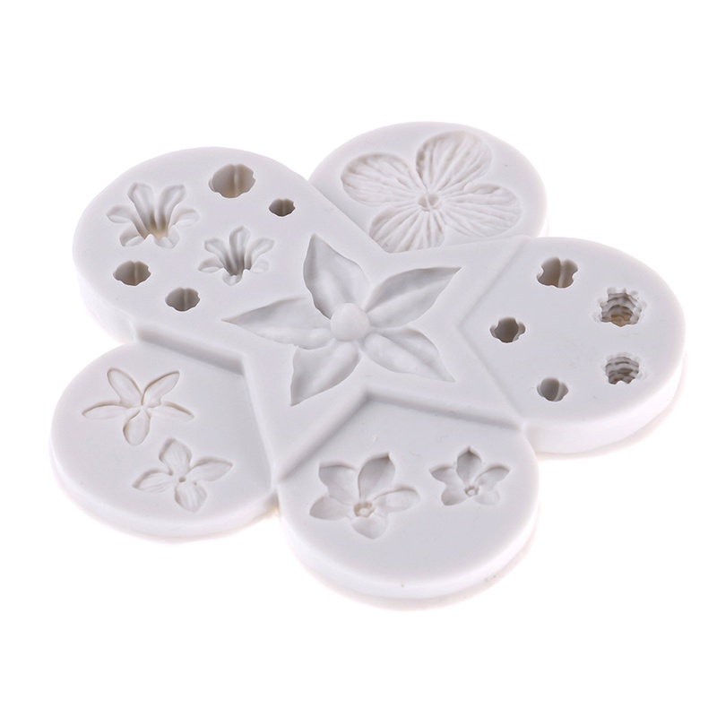 Khuôn Làm Bánh Chất Liệu Silicone Hình Bông Hoa Sáng Tạo