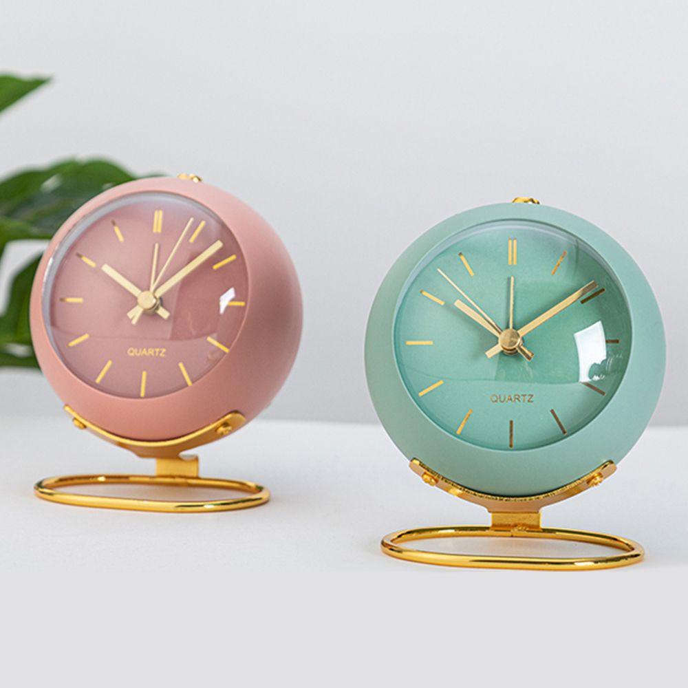 Đồng Hồ Báo Thức Để Bàn Có Đèn Ngủ Phong Cách Retro Đơn Giản