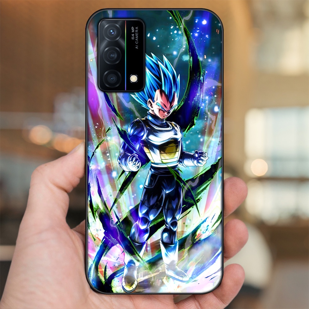 Ốp lưng Oppo K9 viền đen in hình Vegeta Dragon Ball
