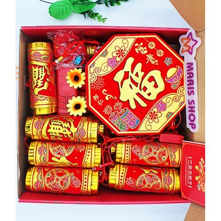Pháo nhung điện tử cao cấp tạo tiếng nổ giống pháo thật - có điều khiển từ xa - pháo điện tử trang trí