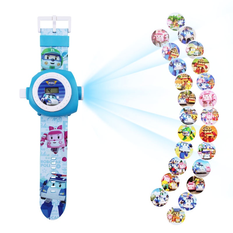 Đồng Hồ Điện Tử Hoạ Tiết Hoạt Hình Người Nhện Với 24 Kiểu Dáng Dành Cho Bé