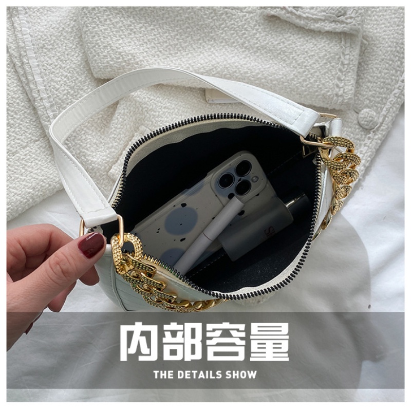 Túi đeo vai IELGY hình bán nguyệt phong cách cổ điển thời trang tùy chọn màu sắc dành cho nữ