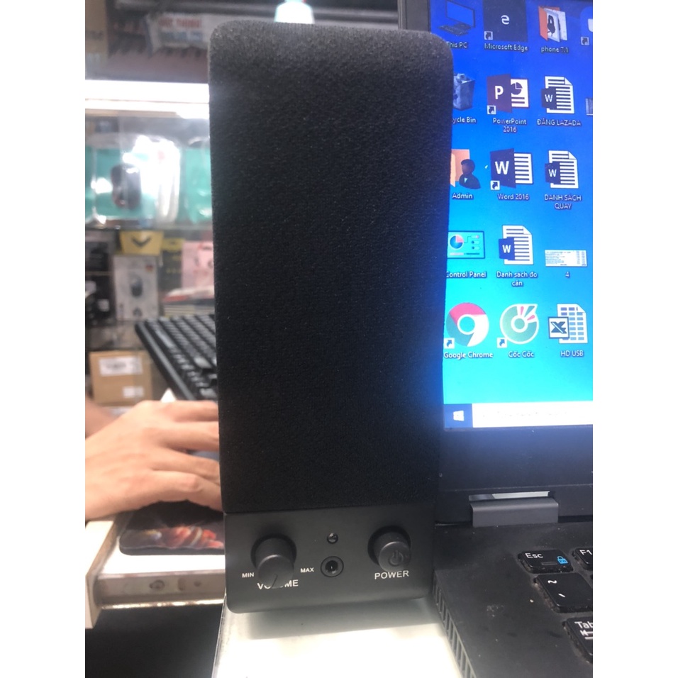 Loa Vi Tính 2.0 Genius Sp-S110-Âm Thanh Vượt Trội, Thiết Kế Nhỏ Gọn, Bảo Hành 12 Tháng
