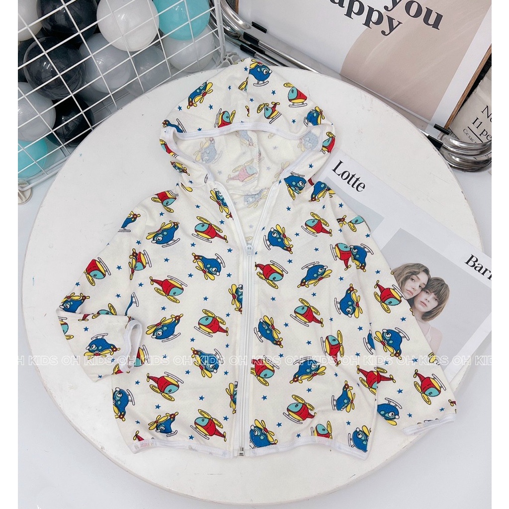 (8-19kg) Áo chống nắng cho bé trai và bé gái QATE560 QATE936