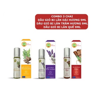 Dầu gió bi lăn hương trầm hương & oải hương &hương quế star danapha 9ml/chai