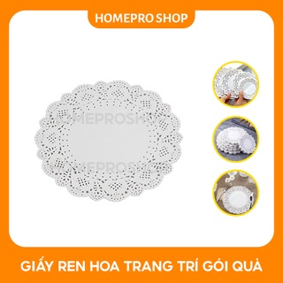 Giấy ren hoa trang trí, gói quà, lót bánh