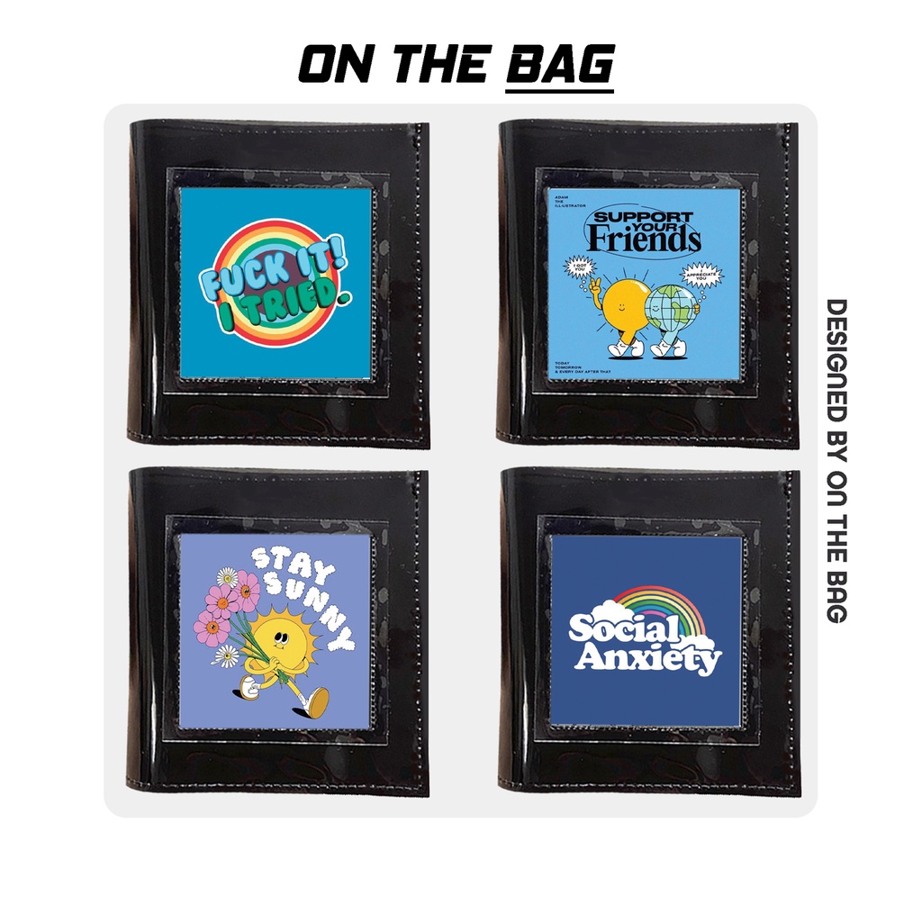 Ví Unisex Cầm Tay Hình Vintage Anime Thiết Kế On The Bag