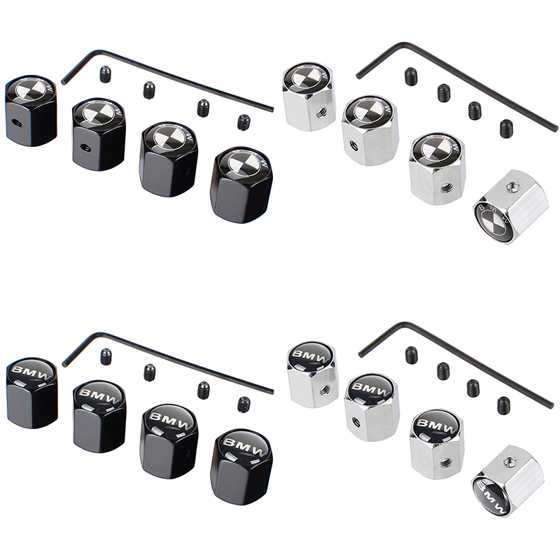Set 4 Nắp Van Lốp Xe Ô Tô Bmw M Power Alpina Ac Hartge Hamn Logo F10 F30 F32 F15 F11