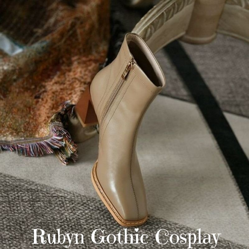 [HOT]  Giày Boots Cao Gót Thu Đông hot trend ( Size 34 - 39 )