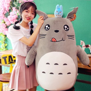 (110cm) Gối ôm gấu bông totoro tròn dài đáng yêu nhiều sắc thái size bự