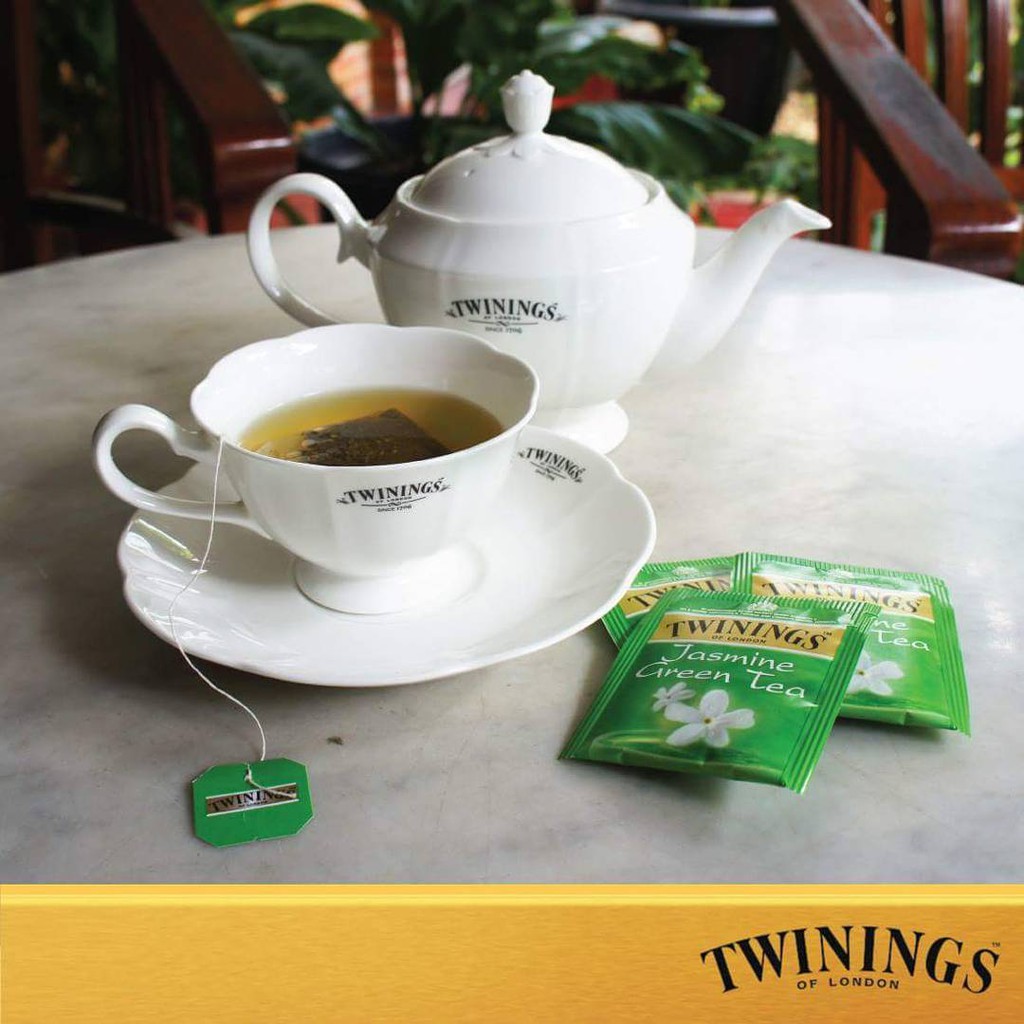 MỘT (01) GÓI TRÀ TÚI LỌC LẺ - TWININGS GREEN TEA JASMINE