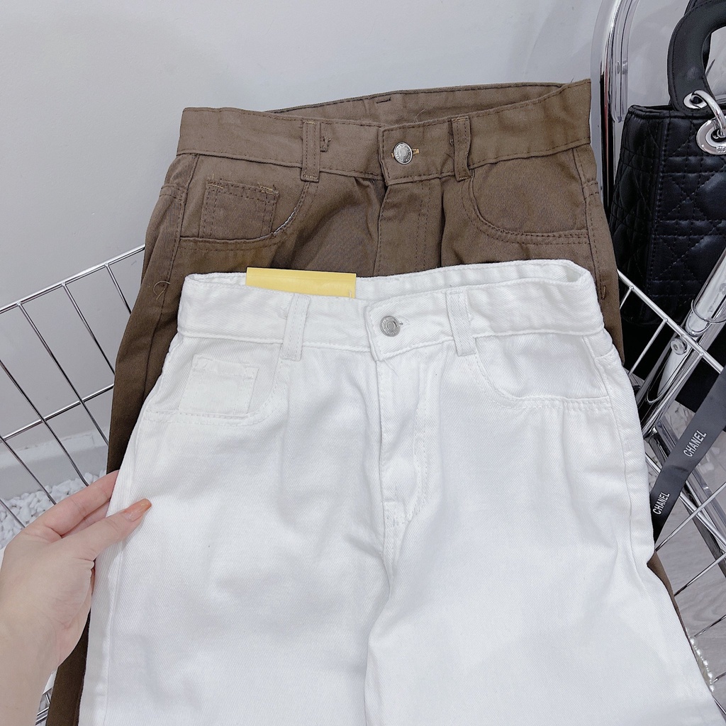 Quần jeans ống rộng nâu hot CEN FASHION