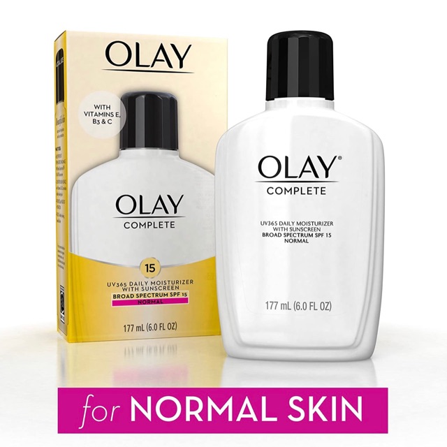 Kem dưỡng da chống nắng dành cho da thường Olay Complete Lotion Moisturizer with SPF 15 for Normal skin