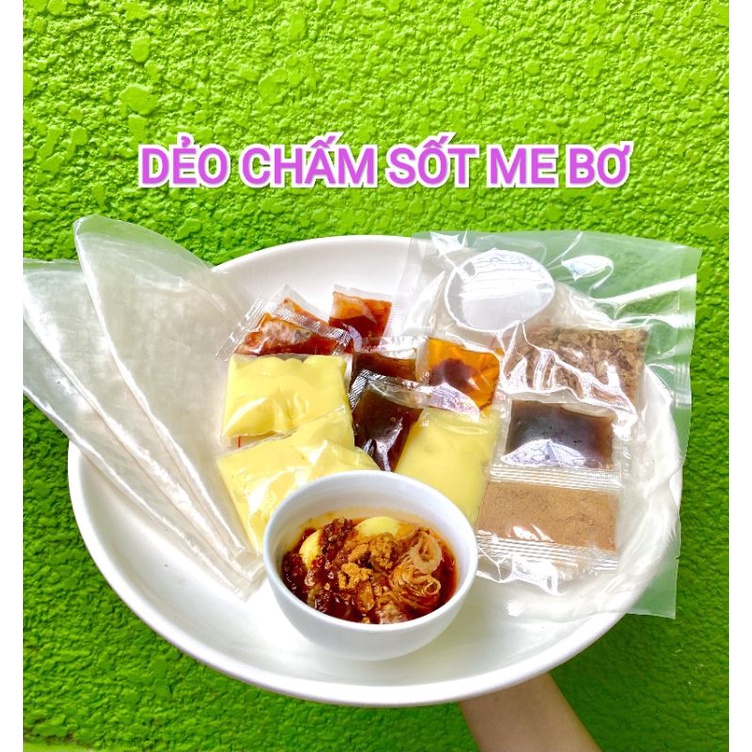 [BỊCH BƠ SIÊU TO] Bánh phơi sương TRÒN MỎNG ĐẶC BIỆT+ SỐT ME BƠ trứng gà siêu béo, chua chua cay ngon