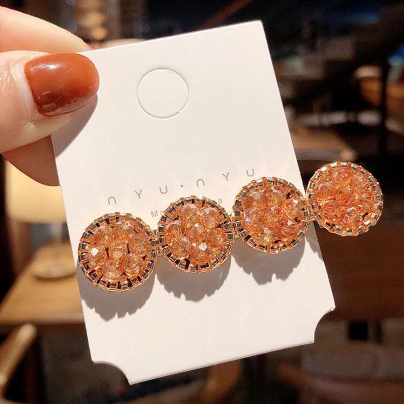 Kẹp Tóc Đính Đá Pha Lê Thời Trang Hàn Quốc Cho Nữ