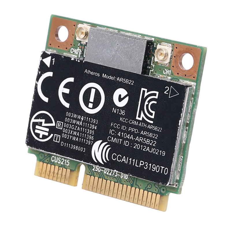 Thẻ Không Dây Ar9462 Ar5B22 Half Mini Pcie 300m Bluetooth 4.0 Sps 676786-001 For 2170p 4340s 4445s 4446s 4540s