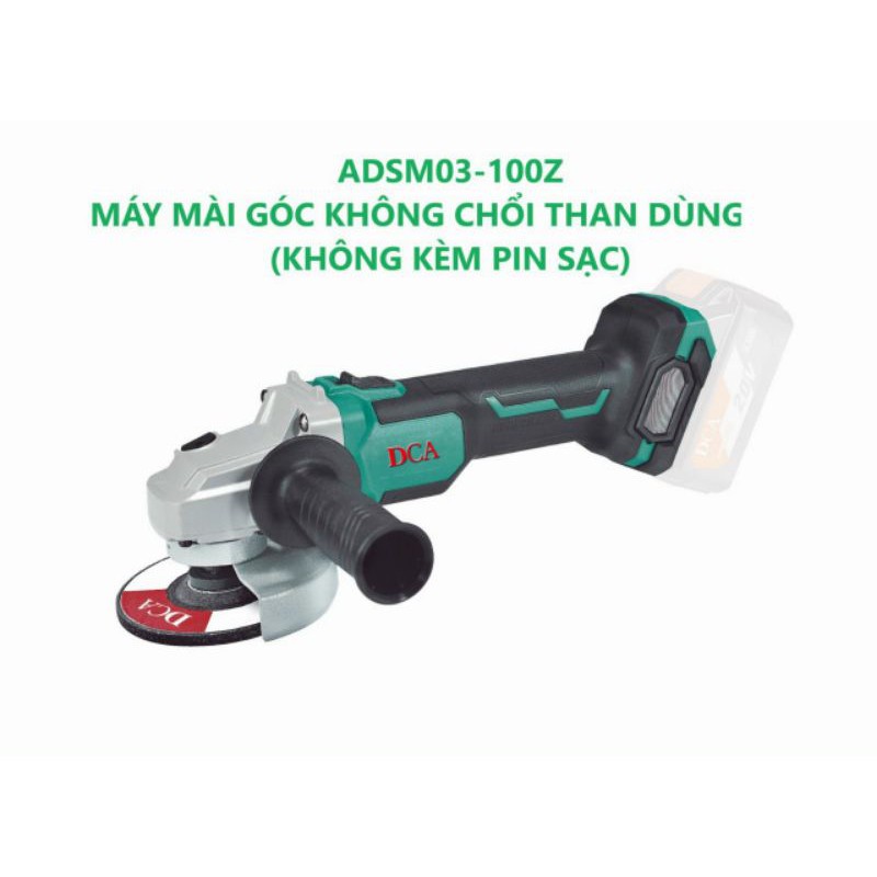 (Chính hãng) -Body Máy mài góc (Ko than) pin 20V 1tấc DCA ADSM03-100Z