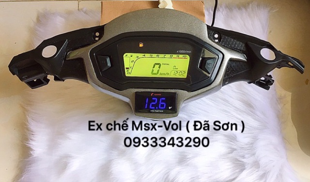 Trọn Bộ Bợ Cổ Ex 135 5 Số Chế Đồng Hồ Msx - Báo Vol