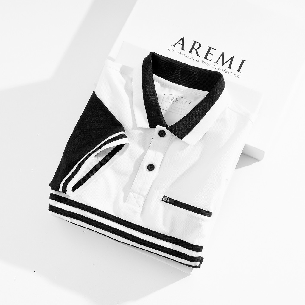 Áo Thun Polo nam cổ bẻ THE MOMENTS 4D  tay ngắn,thun cao cấp from chuẩn, thiết kế phong cách sang trọng  AREMI - APL0021 | BigBuy360 - bigbuy360.vn