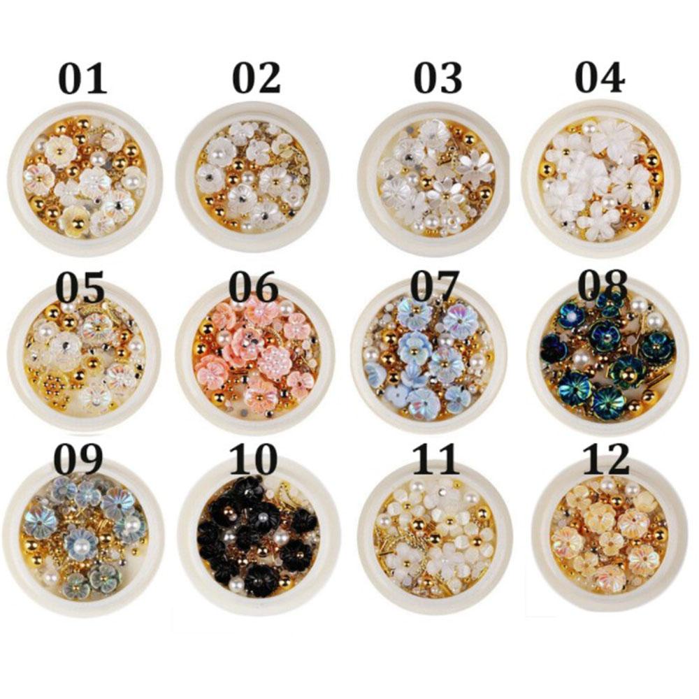 1 Hộp Hạt Vỏ Sò Trang Trí Móng Tay Nghệ Thuật DIY Thời Trang