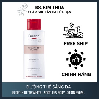 Sữa dưỡng thể trắng da eucerin ultrawhite+ spotless spf 7