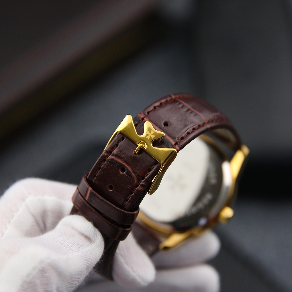 Đồng Hồ Nam VA01 Dây Da Nâu Cao Cấp Mặt Kính Chống Xước, Chống Nước BH Hãng 12 Tháng | BigBuy360 - bigbuy360.vn