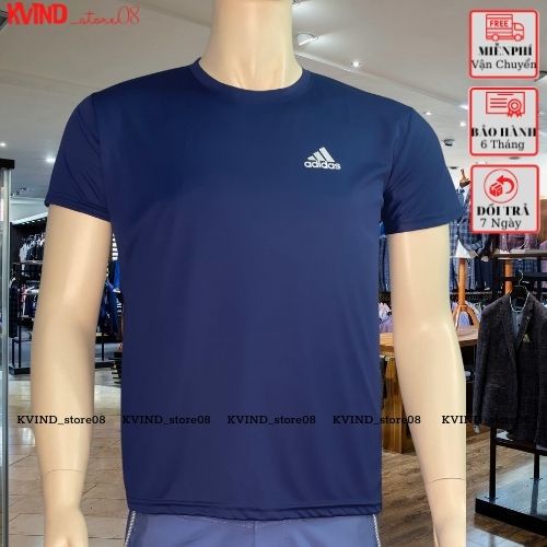 Áo thun lạnh nam thể thao cổ tròn cộc tay co giãn thông hơi thoáng mát  - KVIND_Store08