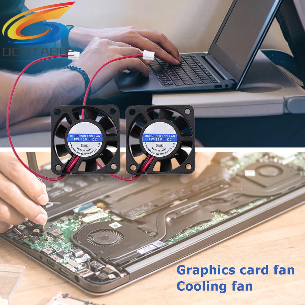 Set 2 Quạt Tản Nhiệt 4010/2p 4cm Dành Cho CPU Máy Tính
