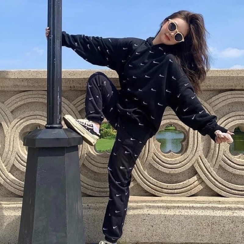 Quần nỉ N.ike cao cấp Quần N.ike thêu đẹp